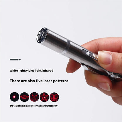 3-In-1 Red Light Cat Teaser Stick 