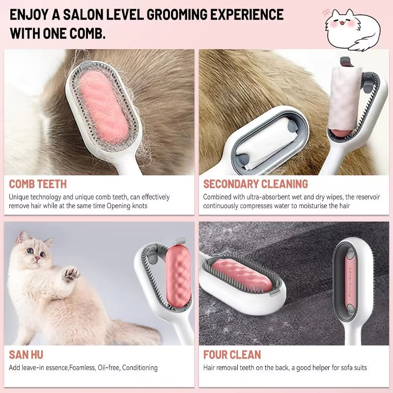 Dog and Cat Hair Cleaning Brush