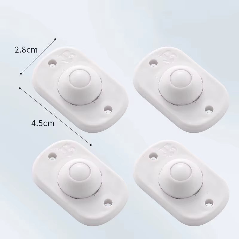 Self-Adhesive Universal Pulley Wheels