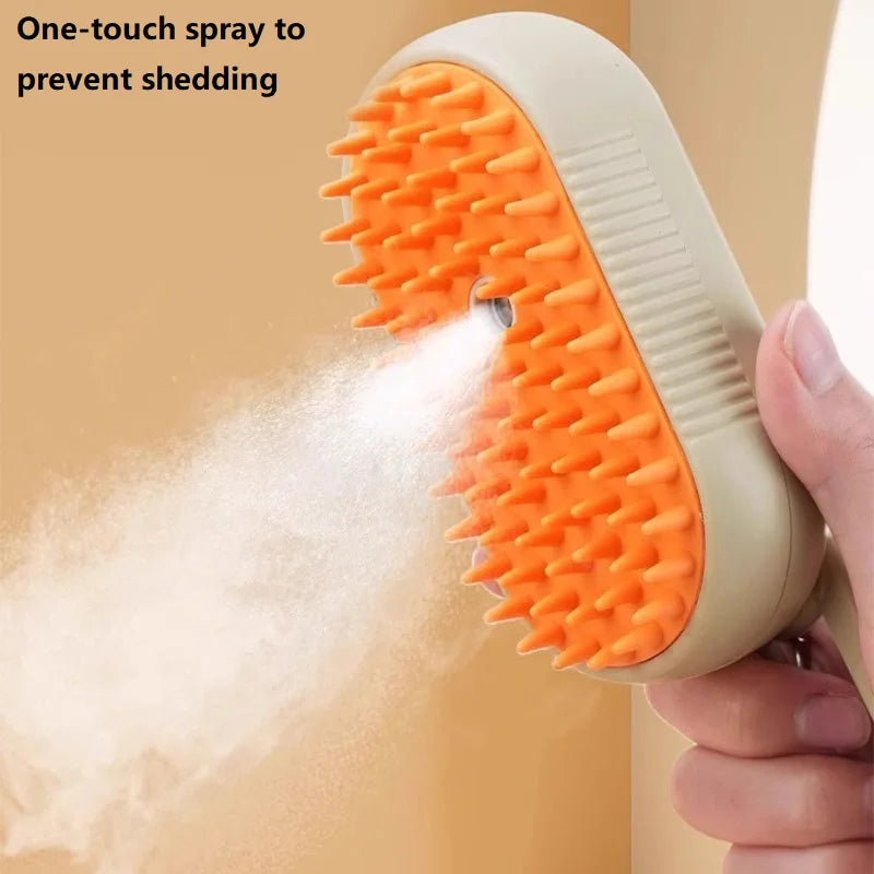 Dog Cat Steam Brush 